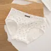 Ropa Interior de Algodón Puro para Niñas Encaje Deseo Puro Estilo Retro Pastoral Algodón Puro 10A Antibacteriana Entrepierna Extendida Cubre Cadera