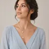 Collar con colgante de moneda con cabeza de reina de perla sintética punk de diseño transfronterizo europeo y americano para mujer, diseño de nicho para chica popular en Instagram