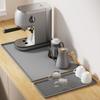 Alfombrilla Protectora Cuadrada de Silicona para Cafetera Transfronteriza, Cocina, Doble Capa, Vajilla, Mesa de Comedor Multifuncional Simple, Bandeja Desmontable