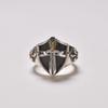 Serie Creed Ouyu Anillo Escudo Espada del Rey Tailandés Estilo Retro Medieval Espada Anillo Personalizado