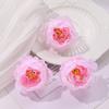 Flor artificial pequena peônia cabeça de flor diy handmade hanfu headwear forma flor cabeça caixa de presente decoração com decoração de casamento de flores