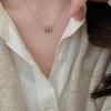 Collar pequeño de estilo coreano para hombre y mujer, con borlas de fritillaria, diseño elegante y combinable con todo, cadena de clavícula (2023)