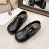 Sapatos Birkenstock de couro sintético para mulheres, novidade outono 2026 estilo britânico mocassins casuais de sola grossa com fivela de cinto