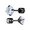 Pendientes de Zirconia Transfronterizos Joyería de Gama Alta Nicho Pendientes de Hélice para Oreja Metal Pendientes de Gama Alta Tachuelas para Oreja Venta al por Mayor