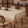Mantel Estilo Vintage, Impermeable, Resistente al Aceite, No Lavable, Lujo Ligero, Sensación de Alta Gama, Mantel Retro para Mesa de Café de Uso Doméstico, Cubierta de Mesa de PVC