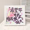 Pintura de diamantes nuevo texto inspirador diy juguetes educativos hechos a mano para niños con marco pintura de diamantes regalo mesa al por mayor