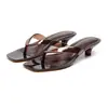 Chanclas de Verano Eva con Suela Gruesa para Mujer, Nuevas Sandalias de Tira Gruesa Estilo Coreano para Exterior, Chanclas de Gel Antideslizantes para Damas