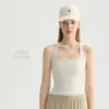 Chaleco Deportivo Cuadrado para Mujer con Almohadillas Integradas en el Pecho, Antishock y de Soporte, Adecuado para Pilates, Correr y Fitness