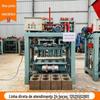 Máquina de fabricação de tijolo padrão de cimento pequeno Africano tijolo oco sem cozimento equipamento de tijolo oco máquina de formação de bloco de tijolo sem cozimento