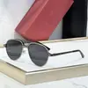 Ct0476 Moda Europeia e Americana Luxo Óculos de Sol de Metal Transfronteiriço Kajia Ct Férias Piloto Casual Óculos de Sol Masculinos e Femininos