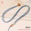 Cordón de jade fino hecho a mano diy tejido marca nada valiente guanyin collar cuerda venta al por mayor cordón colgante de jade