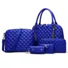 Nuevo Set de Bolsas de Moda Trendy Europeo y Americano 2023 de Cinco Piezas Acolchadas para Madre e Hija con una Textura de Alta Calidad, Hombro Único, Bolso de Mano y Bolso Cruzado para Mujer para Comercio Transfronterizo
