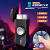 HQ-1759 Giroscopio Descompresor para Punta de Dedo Encendedor Moda Douyin Luces Geniales Llama Roja A prueba de Viento Giratorio Venta al por Mayor de Fábrica