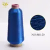 Fábrica Xinyu Venta al por mayor 4000 Metros Serie de Colores 150D Hilo Metálico Dorado y Plateado Completamente Envuelto Hilo para Bordado por Computadora
