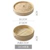Vapor de Bambu Tecido à Mão Zhongfa Vaporizador de Três Camadas Pães Cozidos no Vapor Pães Cozidos no Vapor Utensílios de Cozinha Domésticos Atacado