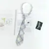 Estilo Japonés jk Corbata Mujer Talla Única Perezoso Preppy Estilo Camisa Uniforme Accesorios Uniforme Estudiante Cuadros Pareja Masculina Mismo Estilo
