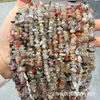 Volume de corrida cristal natural ágata pedra semipreciosa vidro irregular perfurado cascalho acessórios de joias produtos semiacabados