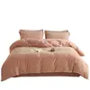 Conjunto de cama de alta qualidade para bebês em fleece de outono e inverno de Nantong, grau A, adequado para mães e bebês, com um conjunto de quatro peças feito de tecido macio de fleece de leite