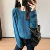 Deixa a pele super clara~ O processo escovado faz parecer super modelador, estilo solto, preguiçoso, roupa quente para mulheres, 2026 novo inverno H091815
