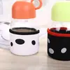 Funda de Tela de Vidrio Linda de Dibujos Animados, Funda Protectora Aislada y Antiescaldante para Taza de Agua Infantil, Personalización al por Mayor en Gran Cantidad