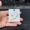 Set Multicolor de Pendientes con Forma de Corazón de Animales y Plantas Dopamina para Mujer Diseño Original Otoño e Invierno Aguja de Plata S925
