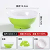 Bol para Fideos Imitación Porcelana Melamina A5, Bol Engrosado Forma de Caracol, Bol para Fideos con Sopa de Res, Bol para Ramen de Tienda de Fideos Bicolor de Pie Alto, Logo Personalizado