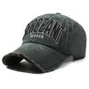 Gorra de béisbol de mezclilla de primavera para hombre, cara pequeña, visera deshilachada, estilo coreano, lavada, vieja, rasgada, todo-partido, sombrero para el sol para mujer