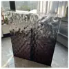 Patas de Mesa Acrílicas con Gradiente de Onda de Agua Superficie de Roca Negra, Base de Mesa, Patas de Soporte para Mesa de Café, Soporte para Mesa de Comedor de Isla
