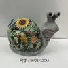 Artesanato de Resina de Caracol Brilhante Transfronteiriço Europeu e Americano Artesanato de Resina Criativo Jardim Paisagem Externa Ornamentos de Animais Pequenos