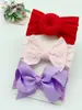 Venta caliente banda para el pelo de bebé lazo de nailon accesorios para el pelo de niños calcetines de bola súper suaves juego de tocado ancho Venta al por mayor