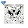 Huagang Gem Quadrado Ângulo Reto Moissanite Pedra Nua Atacado Princesa Praça Jóias Gema Branca Anel de Diamante Pedra Principal
