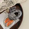 Pinza de Agarre Ovalada con Degradado de Crema Placa Francesa para Agarrar la Mitad de la Cabeza Pinza de Tiburón Accesorios para el Cabello de la Mitad de la Cabeza para Mujeres