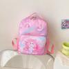 Mochilas Escolares Infantis 2025 Nova Desenho Animado Fofo Princesa Mochila de Nylon Moda Meninas Mochilas de Jardim de Infância Transfronteiriça