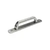 Manija para puerta corredera directa de fábrica sin taladro, accesorios de ferretería para puertas y ventanas de decoración del hogar de aleación de aluminio, manija de montaje superficial para puerta de gabinete