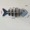 Prateleira Decorativa Embutida em Forma de Esqueleto de Peixe, Painel Divisório de Madeira, Decoração Criativa de Nicho para Pendurar na Parede para Casa