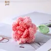 Flor de crochê em gradiente rosa tecida à mão fio flor artificial produto acabado presente decoração de mesa suprimentos de artesanato