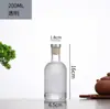 Garrafas de Vodka, Garrafas de Vinho de Frutas, Garrafas Vazias de Vinho de Ameixa Verde, Garrafas de Vidro Transparente Fosco para Bebidas e Sucos