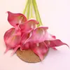 Flores Simuladas Pu Lirios de Calas Artificiales Flores Falsas Venta al por Mayor Decoración de Bodas Decoración del Hogar Accesorios para Fotografía Fabricante Nuevo Modelo