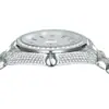 Reloj de Cuarzo para Hombre con Hielo y Diamantes Completos, con Calendario, Incrustado con Circonita y Diamantes de Colores, Diseño Único, Acero Inoxidable, Material Impermeable