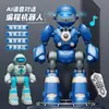 Robot Inteligente Infantil Transfronterizo con Programación por Control Remoto y Funciones Interactivas en Inglés y Ruso, un Juguete de Regalo de Cumpleaños para Niños y Niñas