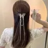 Nuevo Clip Pinza para Agarrar Pelo de Mariposa Super Hada con Borla Hueco Pinza de Tiburón para Agarrar la Parte Posterior de la Cabeza Placa para Cabello Trenzado Tocado Elegante Accesorios para el Cabello