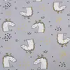 Capa para bolsa de roupas de algodão estampado, malha de algodão classe A para bebês, 300 peças, estampado, dupla face