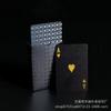 Naipes de Plástico Oro Lámina Oro Negro en Stock Pet Impermeables y Resistentes al Desgaste Douzhizhu Entretenimiento Ajedrez y Juego de Mesa de Cartas Fabricante Mayorista