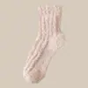 Calcetines para Parejas, Calcetines Gruesos para el Hogar Forrados de Felpa de Coral, Resistentes al Frío Invernal, Calentitos para Dormir