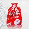 Bolsas de Regalo Navideñas con Cordón de Fábrica, Bolsas para Empaquetar Regalos de Navidad, Bolsas de Almacenamiento, Bolsas de Regalo para Fiestas