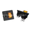 Enchufe de un solo orificio de 5.5*2.1 mm, Enchufe con interruptor integrado dos en uno, Enchufe de CC para dispositivo electrónico cuadrado Ln-03