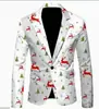 2026 Novo Blazer de Terno Xadrez de Botão Único com Dois Botões para E-commerce Transfronteiriço Masculino Casual Slim Fit Blazer Masculino