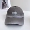 Boné de Baseball Bordado com Letras Personalidade Retro Desgastado Feminino Verão Casual Versátil Aba de Pato Chapéu de Proteção Solar Chapéu de Sombra Tendência