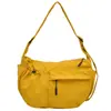 Bolsa de Bolinho Simples Casual Transfronteiriça Grande Capacidade para o Trabalho Ombro Único Transversal Moda Versátil Mochila de Estudante para a Aula