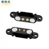 Sonda de Teste Pogo Pin Contato de Carregamento Bluetooth Pogopin Banhado a Ouro Conector Magnético Sonda de Pino de Mola